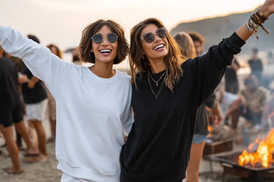 Trendy Oversized Winter Sweatshirt